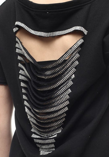 RHINESTONE SLASHES